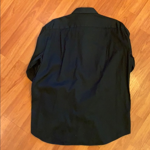 100% cotton black stripe button down - Picture 4 of 4